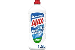 AJAX - Nettoyant Multi-Usage Ajax Brise Fraiche – 5x actions nettoyantes – élimine instantanément la saleté – dégraisse – redonne de l'éclat – désodorise – rafraîchit – efficace à l'eau froide 1.5L