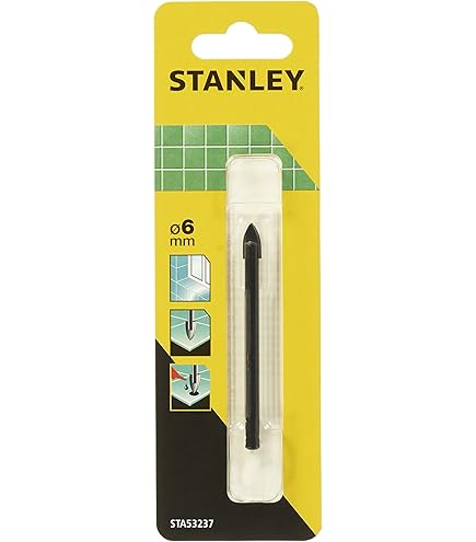 Set 6 Punte Per Vetro E Ceramica - Acciaio Tungsteno Titanio 3-10mm