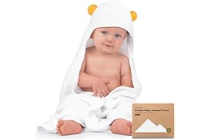 Baby Hooded Towel - Bamboo Baby Towel by KeaBabies - Organic Bamboo Towel - Infant Towels - Large Bamboo Hooded Towel - Baby Bath Towels with Hood for Girls, Babies, Newborn Boys, Toddler (Bear)
