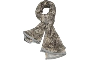 LOOGU Netzschal Taktischer Tarnnetz Schal für Sport und Freizeit und vielen Outdoor-Aktivitäten Tarnmuster Design