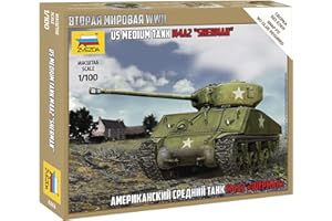 Zvezda Maquette Char : US Medium Tank M4A2