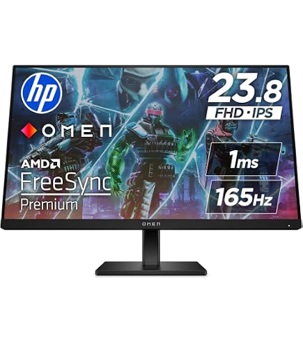 HP OMEN Gaming Monitor, 27 inch(68.6 cm) QHD, 240Hz, 3-Sided