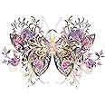 MU 3D Metal Puzzle Model Kits for Adult Flower and Butterfly B-Nige,Jigsaw Puzzles Building Birthday Gift Auto Car Accessories Home Decor