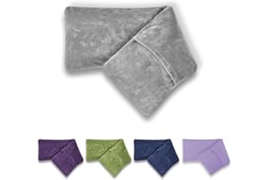 UNCN Microwave Heat Pad with Washable Cover| Heat Packs for Relaxation | Wheat Bags Microwavable for Pain Relief in Muscles, Joints & Cramps 44×13.5cm | Soft Weighted Neck Warmer for Hot/Cold Compress