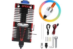 CCTREE Creality Officiel Kit d'extrémités chaudes en céramique rapide SPIDER,extrudeuse haute vitesse haute température à 300℃ pour Ender 3 Pro / V2 / Max,Ender 5 / PRO/Plus,CR-10