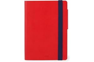 Legami - Agenda Settimanale Mini, 12 Mesi, da Gennaio 2024 a Dicembre 2024, Chiusura con Elastico, Planner mensile gennaio 2025, Taschina finale, Rubrica, 8x11 cm, Colore Red passion