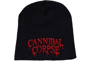 Cannibal Corpse Bonnet Cap band Logo officiel nouveau Noir
