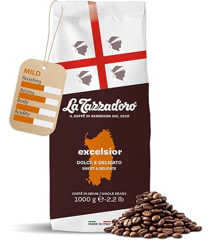 La Tazza D'oro Italian Coffee Beans 1kg Medium Roast - Gran