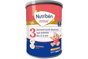 Nutribén Innova 3 | Lait en poudre pour bébés de 12 mois et plus, 800g | Lait en poudre de croissance | Lait bebe sans huile de palme