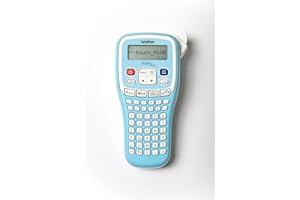 Brother PTH100. Rotuladora electrónica de mano ergonómica para el hogar y la oficina con pantalla LCD.