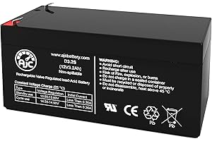 AJC Battery Replacement Compatible with APC BackUPS ES BE350R 12V 3.2Ah UPS Battery