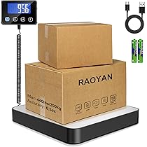 BAKAJI Bilancia Digitale Per Pacchi Fino A 50kg - Piattaforma Di Pesatura Per Ufficio, Casa E Negozio Con Display LCD - Foto 12