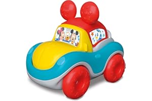 Clementoni 17722 Coche do demontażu Mickey Minnie Puzzle Car Disney Baby-Early, niemowlę, zabawki do aktywności dla dzieci powyżej 1 roku życia, wyprodukowane we Włoszech, wielokolorowe, średnie
