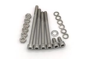 SCHRAUBEN-HUPE Simson S51 Fußrastenträger, Motorlager Zylinderschrauben aus Edelstahl V2A