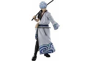 TAMASHII NATIONS S.H. Figuarts Gintama Gintoki Sakata Aprox. Figura de acción prepintada de PVC y ABS de 5.7 Pulgadas