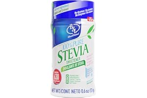 BSL BSWEETBNATURAL BSL 100% Pure Stevia Extract Powder Without Erythritol 0.6 Oz, No Artificial Sweetener, 620 Servings | Stevia No Erythritol | Zero Calorie & Keto Friendly, Pure Stevia Powder