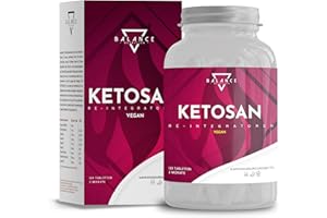 BALANCE NUTRITION Ketosan® (Diät inklusive Entwässerung) - Stoffwechsel Kapseln | Sofort Stoffwechsel Formel | Grüner Tee, Orthosiphon, Garcinia Cambogia, Piperina