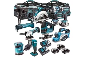 Makita 18V T4T10051PTA 10 Piece Cordless Power Tool Kit With 5 x 5.0Ah Batteries & Charger- Tool Set - Monster Power Tool Kit - Combo Kit - 18V Cordless Power Tool Kits - combo kits - Makita kit