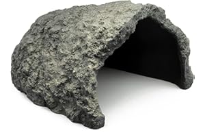 MASXIRCH Reptil Roca Hide Cueva Escondites Tortuga Cueva Gran Reptil Hábitat para Lagartos Dragón Barbudo Gecko Leopardo Serpiente Anfibios Peces