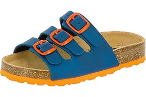 Lico Unisex Kinder Bioline Kids 3-schnallerPantoletten