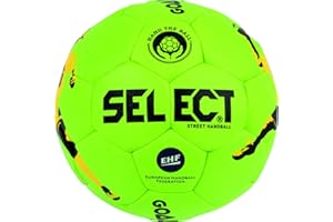 Select Goalcha Street 1690942444 - Balón de Balonmano (42 cm), Color Verde, Negro y Amarillo