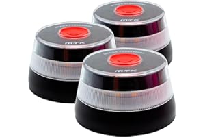 HIBRON Luz Emergencia V16 Homologada DGT con Geolocalización, Baliza Coche Conectada DGT 3.0, Datos Incluidos hasta 12/2038, Pack 3 Unidades