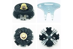 LONGKUN 28 PCS 1/4 Inch Metal Thread Screw Golf Spikes Replacements Screw Golf Cleats Replacement Golf Shoes Spikes Screw Easy Install to Golf Shoes Also Suitable for Cricket Shoes