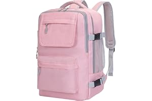 Hayayu Mochila para Ryanair 40x20x25 Mochila Mujer 20L Para Wizzair 40x20x30 Bolsas De Viaje Equipaje De Mano Avion Maletas De Viaje Con Varios Compartimentos Mochila Viaje Cabina Para Portátil De 14