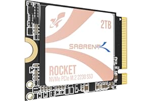 SABRENT SSD NVMe 2To Rocket Q4 2230 NVMe 4.0, Haute Performance Disque SSD 2To PCIe 4.0 M.2 2230 Compatible avec Steam Deck, ASUS Rog Ally, Mini PC (SB-213Q-2TB)