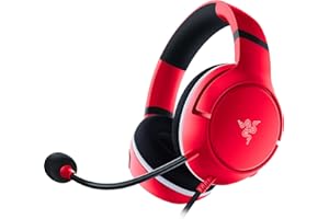 Razer Kaira X - Casque Gaming Filaire pour Xbox Series X|S (Haut-parleurs TriForce de 50mm, Microphone Cardioïde HyperClear, Commandes intégrées, Compatibilité Multiplateforme) Rouge