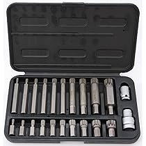 Punte Per Cacciavite Torx T30 T40 T45 T50 T55 T60 T70 Set Di Punte Per Cacciavite Elettrico Per Chiave A Cricchetto Set Di Punte Per Cacciavite Torx T45 - Foto 4