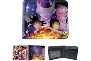 Tomicy Portefeuille Garçon Anime Dessin Animé Portefeuille en Cuir,11.5CM*9.5CM Portefeuille Court à Deux Volets Cadeaux pour Les fêtes d'anniversaire des Enfants