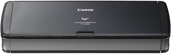 Canon imageFORMULA P-215II Portable Scanner | Double-sided Scanning | USB Powered Scanning | Home, Office & when Mobile | Up to 15 Pages Per Min | 20 Sheet Feeder | Canon CaptureOnTouch Lite Software - 1