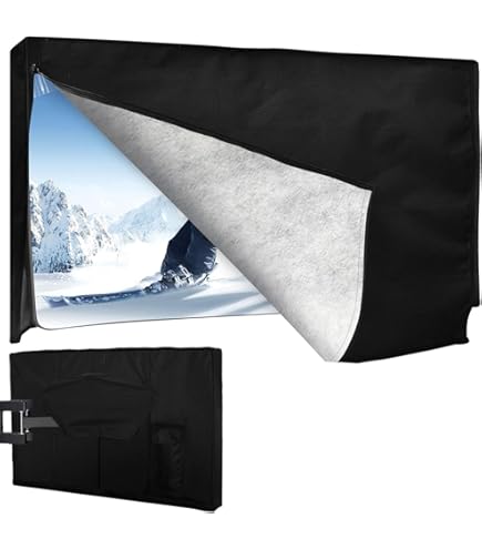 HOMEYA Outdoor TV Abdeckung 48 Zoll - Wasserdicht 600D Oxford