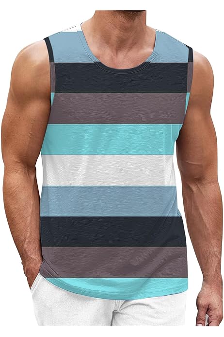 SET 3 CANOTTIERE UOMO TAGLIE FORTI - Magliette Senza Maniche 100% Poliestere Da M A 5XL