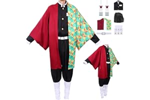 Aleshime Adults Anime Cosplay Costume Men Women Halloween Fancy Dress Outfits
