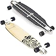 Muuwmi ABEC 7 Longboard, for children and adults, Skateboards, with or without lighting wheels