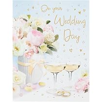 Piccadilly Greetings Valentinstagskarte 'To My Gorgeous Wife' – 22,9x15,2 Cm, Mit Umschlag, Made In UK