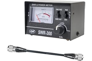 PNI SWR-300 PWR-SWR Meter-reflektor, för ROE-mätning och 50 cm lång PNI anslutningskabel.