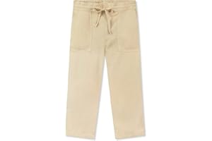 CityComfort Pantalon Femme, Pantalon en Lin, Pantacourt Capri, Short Femme, Fille, Ado, Coupe Décontractée Fluide, Ceinture Taille Élastiquée, pour Vacances, Travail