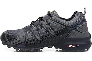 WYUKN Calzado de Ciclismo Hombre, Zapatillas De Ciclismo MTB para Hombres Y Mujeres Zapatillas Deportivas para Bicicleta Al Aire Libre,darkgray-43EU