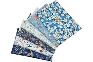 aufodara Tela algodon Telas Patchwork 6 piezas 50 x 50 cm Algodón Para Coser DIY Telas Decorativas Costura Retales Tela Coser Hecho a mano Costura Quilting Scrapbooking Diseños Diferentes (U-B904)
