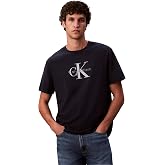 Calvin Klein Normal Kesim Yuvarlak Yakalı CK Logo Baskılı Pamuklu Kısa Kollu T-Shirt, LV04RB862G