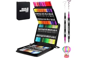 Gelanty Rotuladores Lettering, 72 Rotuladores Pincel Rotuladore Doble Punta, Doble Punta Brush Pen Para Acuarelas Dibujos y Caligrafía