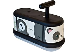 Italtrike - Porteur La Cosa - Camion Animal avec Coffre - Silencieux, Compact, Stable, Multi-Directionnel - Idéal Appartement - Fabriqué en Italie - Dès 12 Mois - Panda