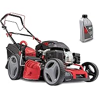 scheppach Benzin Rasenmäher MS225-53 - 7PS | 53 cm Schnittbreite | Radantrieb | 7-fache Schnitthöhenverstellung | 65…