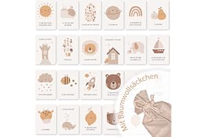 HappyArts® Affirmationskarten für Kinder DIN A6 | Mutmacher 24 Motive 12 Karten Beutel | Ermutigung Achtsamkeit Selbstliebe …