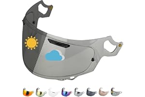 Everalo Compatible Arai Visor Vas V - Chaser X - Rx7v - Rx7x - Quantic - Quantum X - Concept X - Concept XE - Renegade V - Profile V - Qv Pro - Vas V Pinlock Ready (Transition Photochromic)