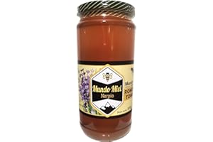 MUNDO MIEL NERPIO Miel Pura de abeja. Cruda y Natural de ROMERO y TOMILLO. Directa del Apicultor. Nerpio, Sierra del Segura, 100% NATURAL- Empresa Familiar- Desde 1972- Origen ESPAÑA 950 gr