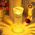 Oblivion Crystal Lamp - Universal Night Light, Soft Lighting, Eye Protection for Nursery, Study, Bedroom, Transparent Crystal Table Lamp, Multipurpose, Battery Operated, Safe & Energy Saving (1 Pc)